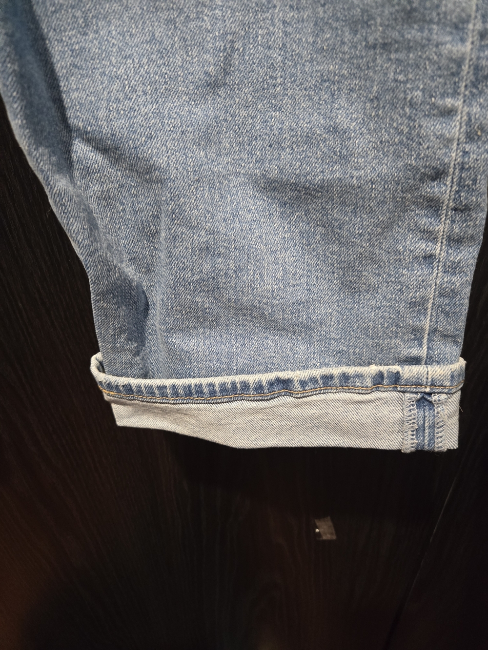 Levi's Light Blue Women's Ribcage Straight Ankle Jeans Buttonfly Size 31 - Picture 5 of 9